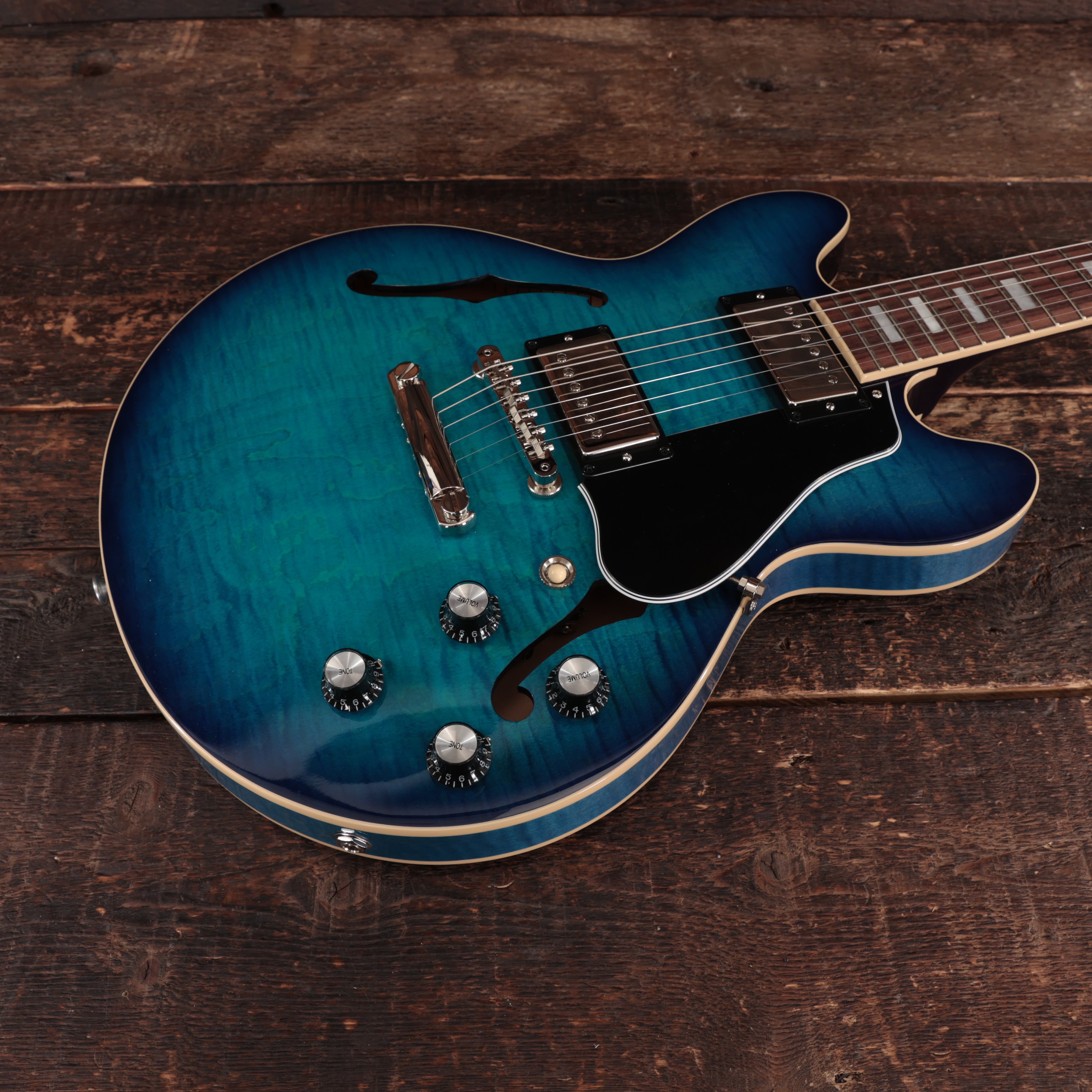 Gibson USA ES-339 Figured Blueberry Burst